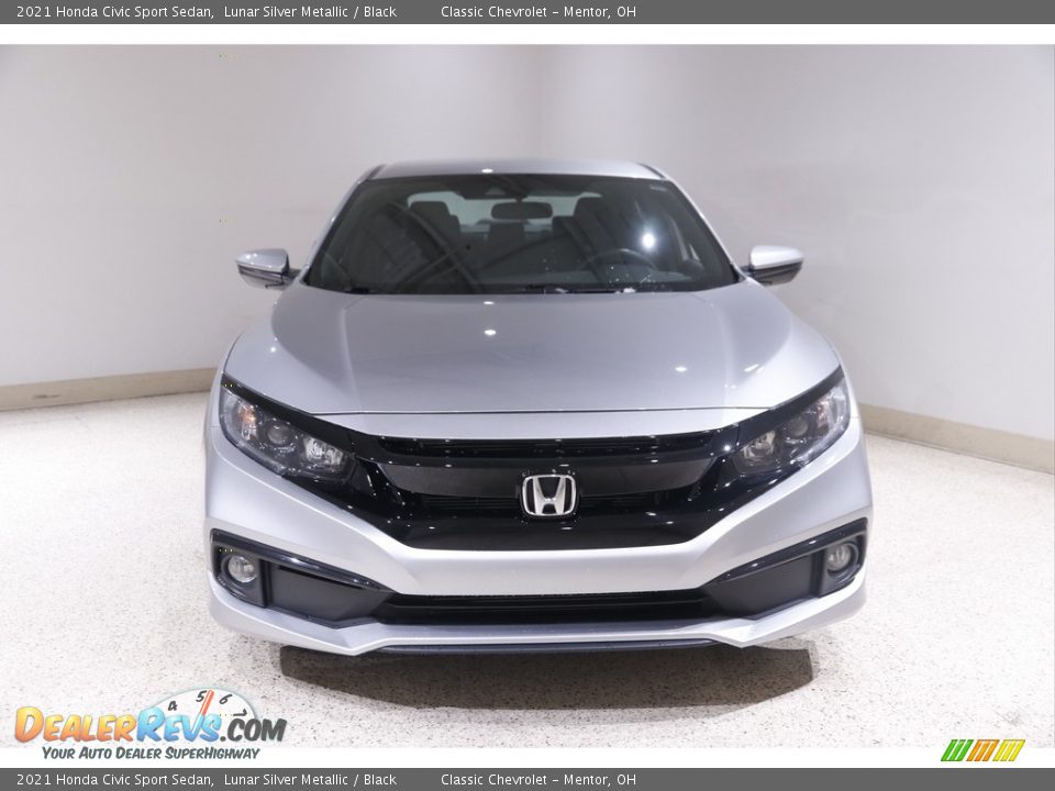2021 Honda Civic Sport Sedan Lunar Silver Metallic / Black Photo #2