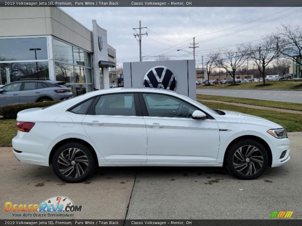 Pure White 2019 Volkswagen Jetta SEL Premium Photo #2