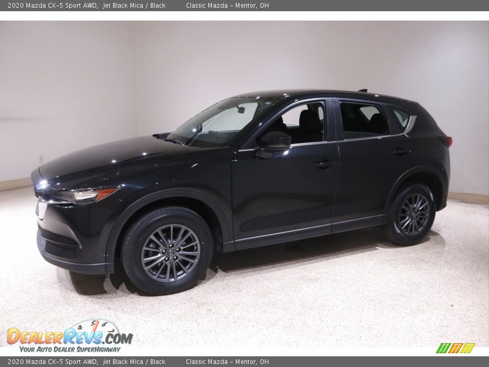 2020 Mazda CX-5 Sport AWD Jet Black Mica / Black Photo #3