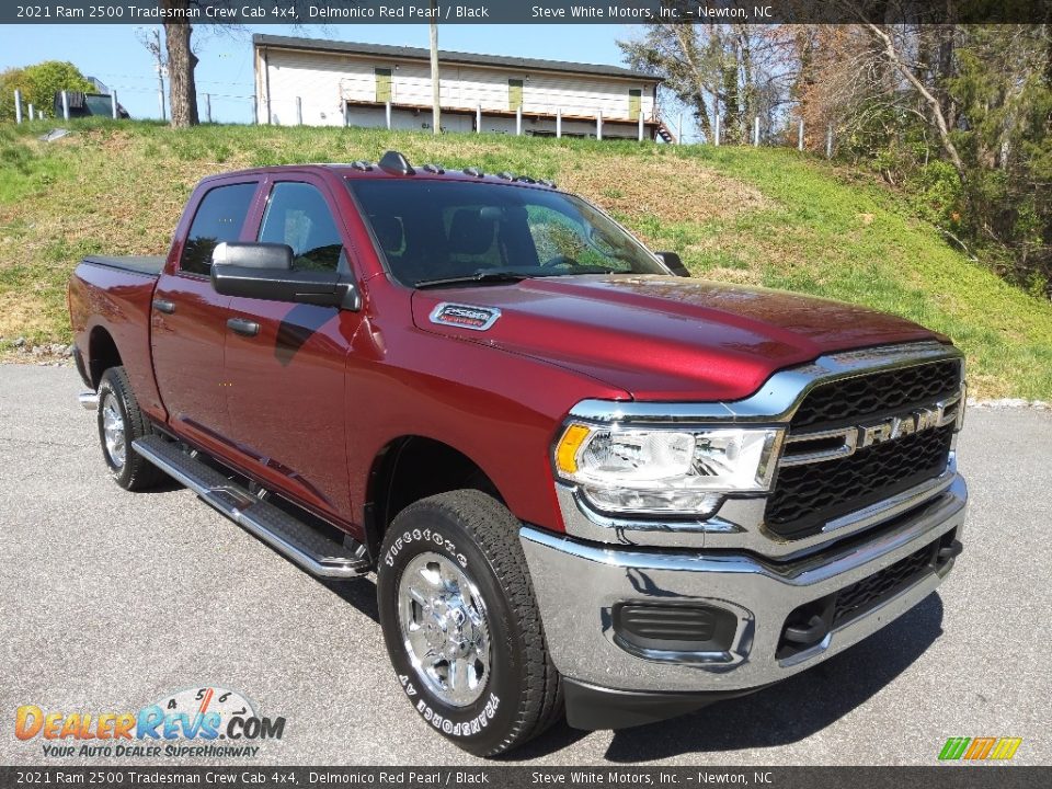 2021 Ram 2500 Tradesman Crew Cab 4x4 Delmonico Red Pearl / Black Photo #4