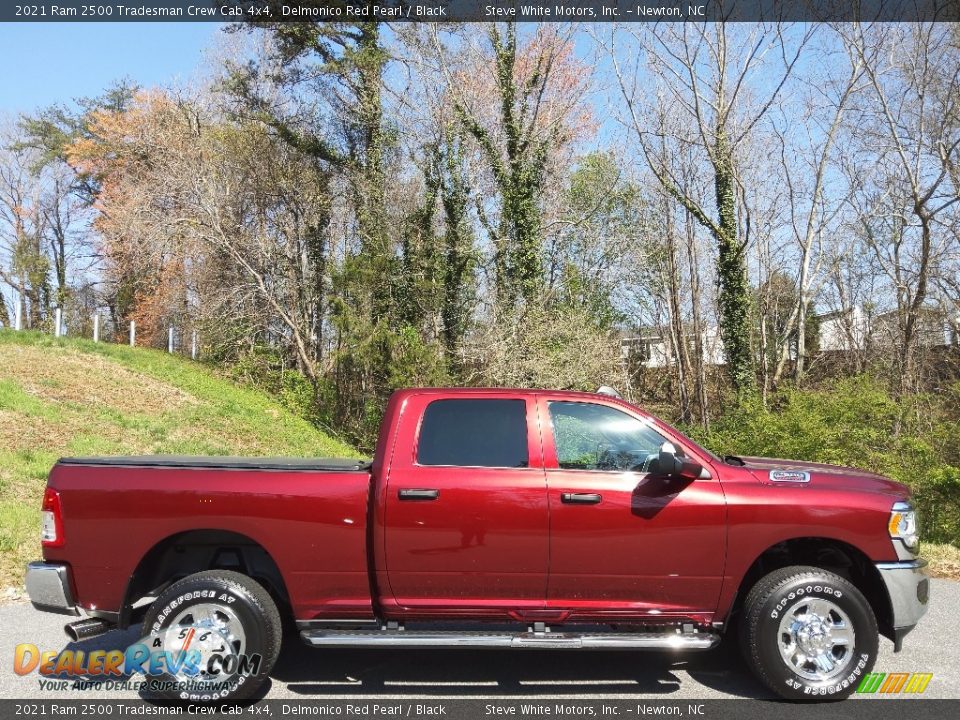 2021 Ram 2500 Tradesman Crew Cab 4x4 Delmonico Red Pearl / Black Photo #5