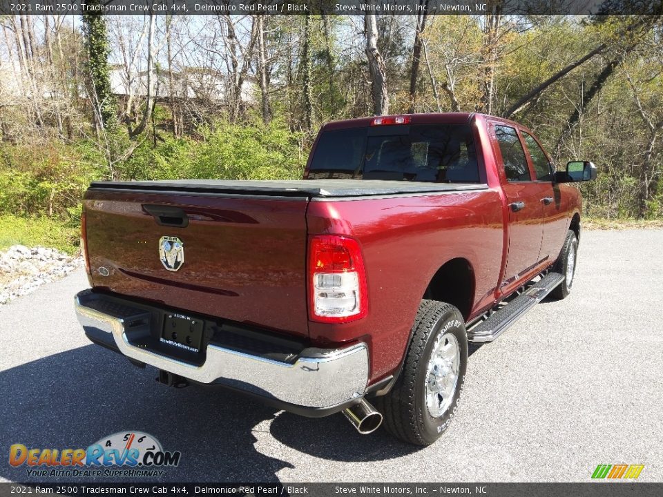 2021 Ram 2500 Tradesman Crew Cab 4x4 Delmonico Red Pearl / Black Photo #6