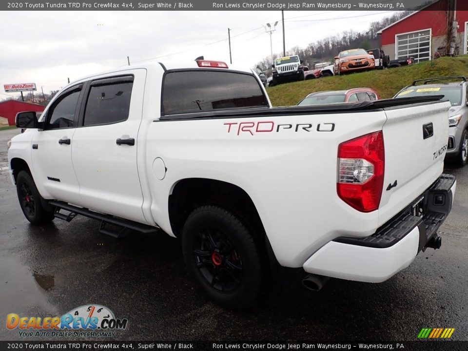 2020 Toyota Tundra TRD Pro CrewMax 4x4 Super White / Black Photo #3