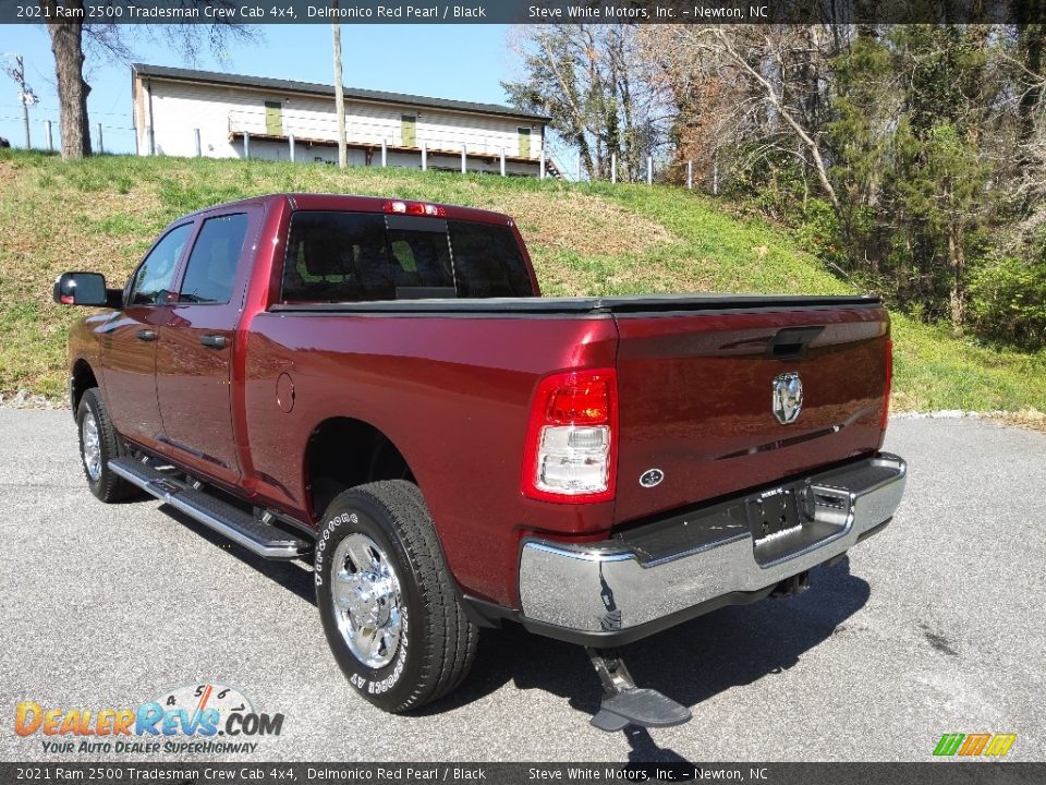 2021 Ram 2500 Tradesman Crew Cab 4x4 Delmonico Red Pearl / Black Photo #10