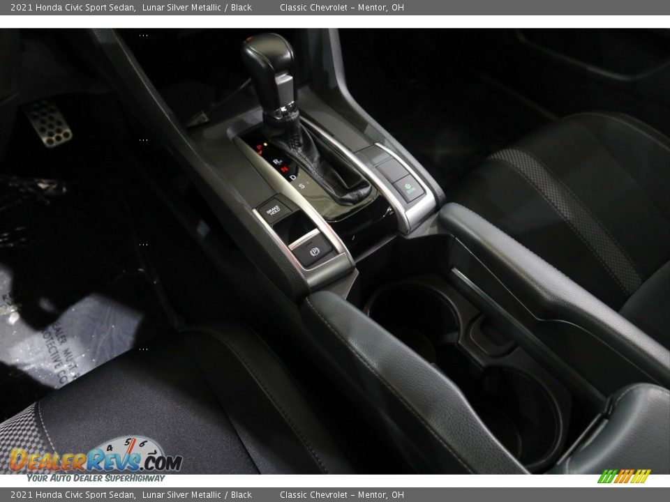 2021 Honda Civic Sport Sedan Lunar Silver Metallic / Black Photo #14