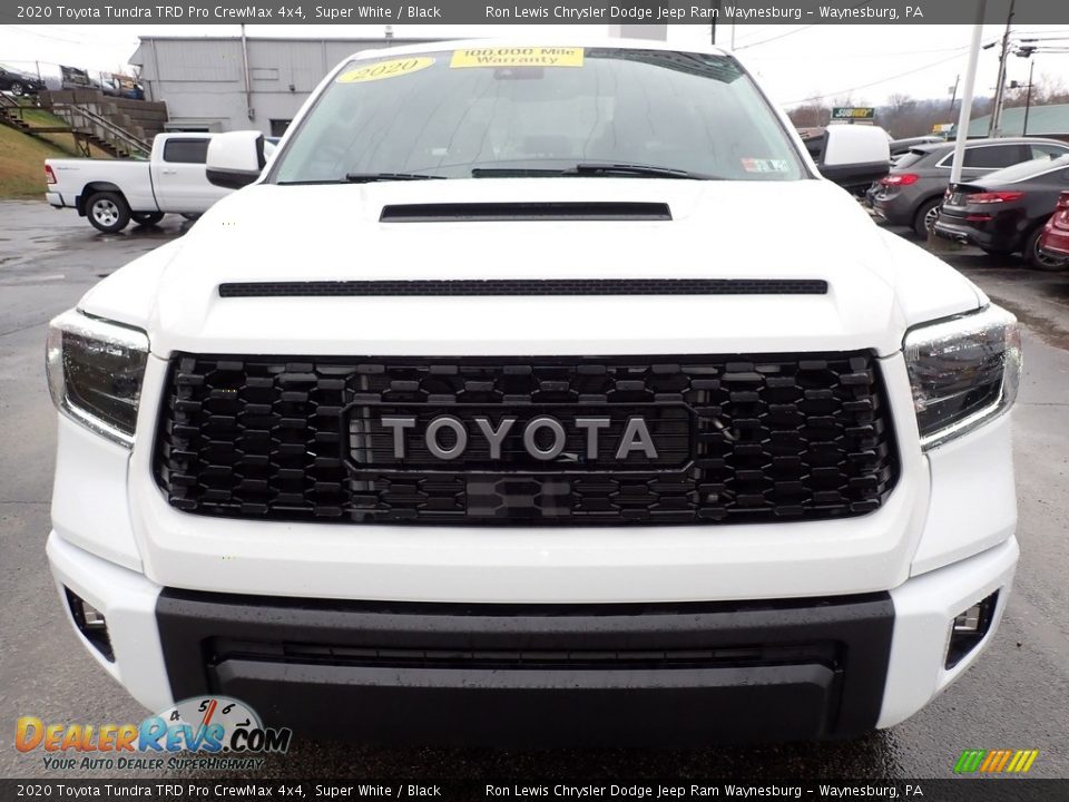 2020 Toyota Tundra TRD Pro CrewMax 4x4 Super White / Black Photo #9