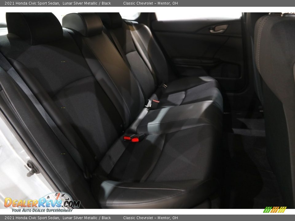 2021 Honda Civic Sport Sedan Lunar Silver Metallic / Black Photo #17