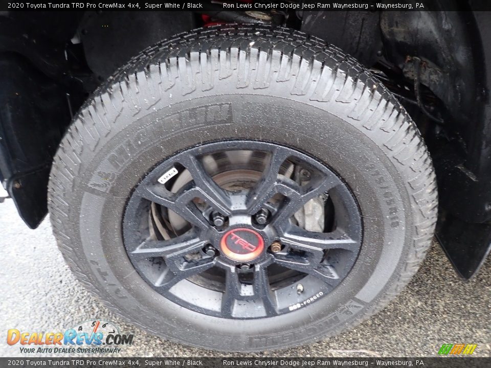 2020 Toyota Tundra TRD Pro CrewMax 4x4 Super White / Black Photo #10