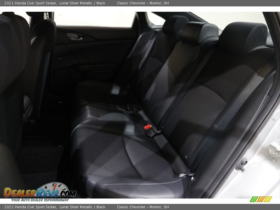 2021 Honda Civic Sport Sedan Lunar Silver Metallic / Black Photo #18