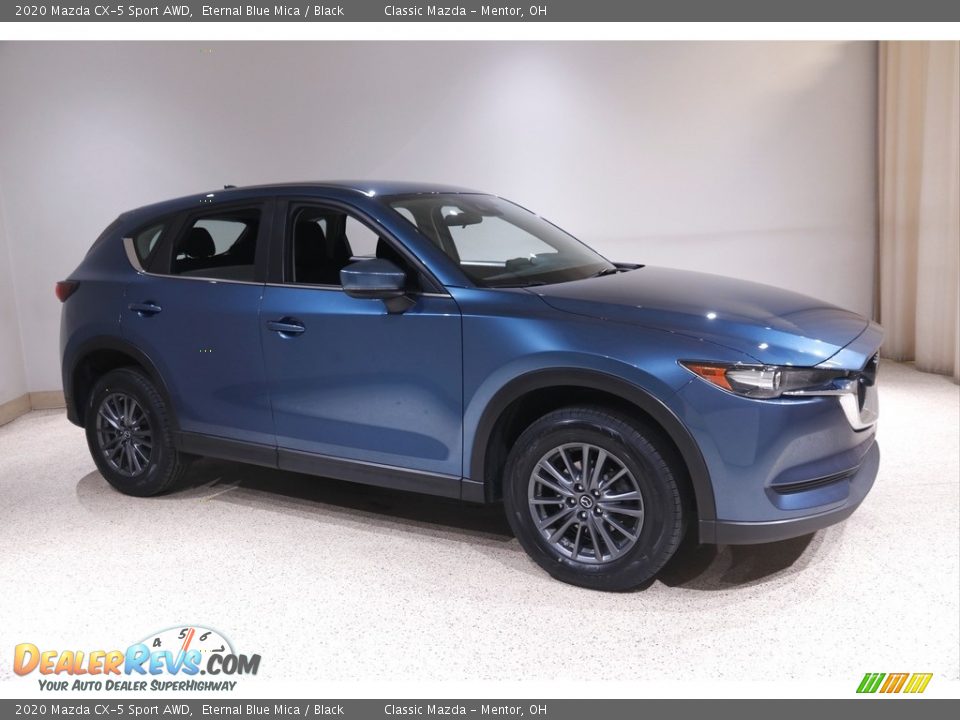 2020 Mazda CX-5 Sport AWD Eternal Blue Mica / Black Photo #1