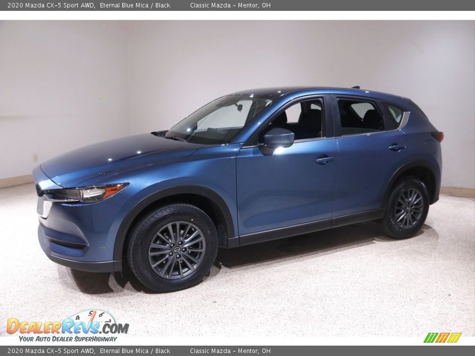 2020 Mazda CX-5 Sport AWD Eternal Blue Mica / Black Photo #3