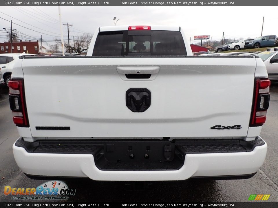 2023 Ram 2500 Big Horn Crew Cab 4x4 Bright White / Black Photo #4