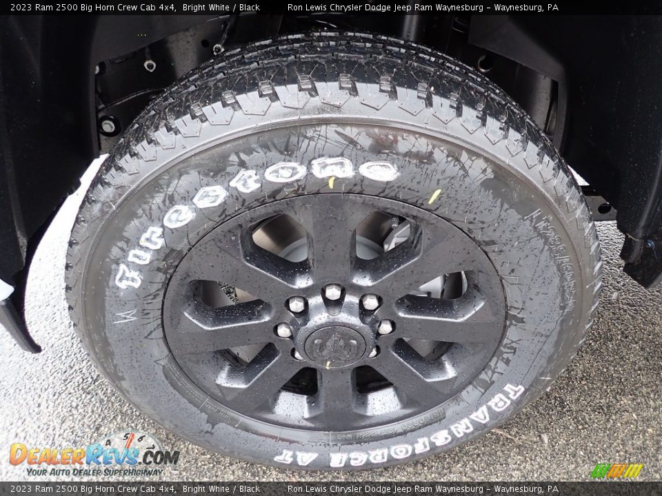 2023 Ram 2500 Big Horn Crew Cab 4x4 Bright White / Black Photo #10