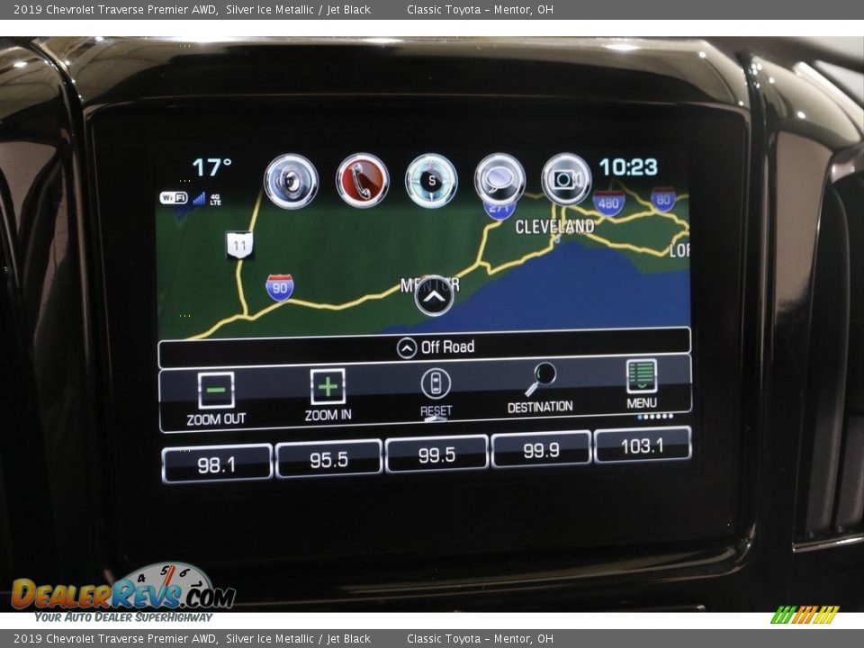 2019 Chevrolet Traverse Premier AWD Silver Ice Metallic / Jet Black Photo #12
