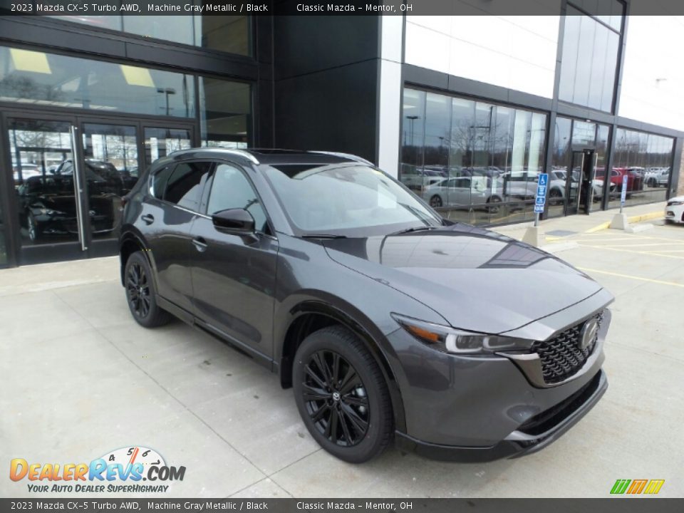 2023 Mazda CX-5 Turbo AWD Machine Gray Metallic / Black Photo #1