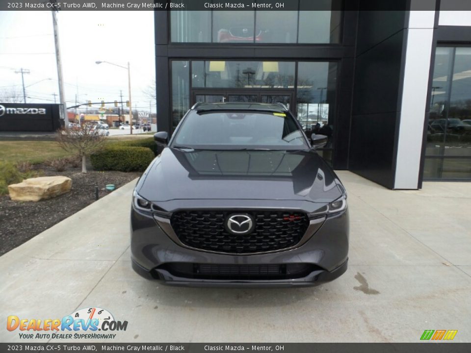2023 Mazda CX-5 Turbo AWD Machine Gray Metallic / Black Photo #2