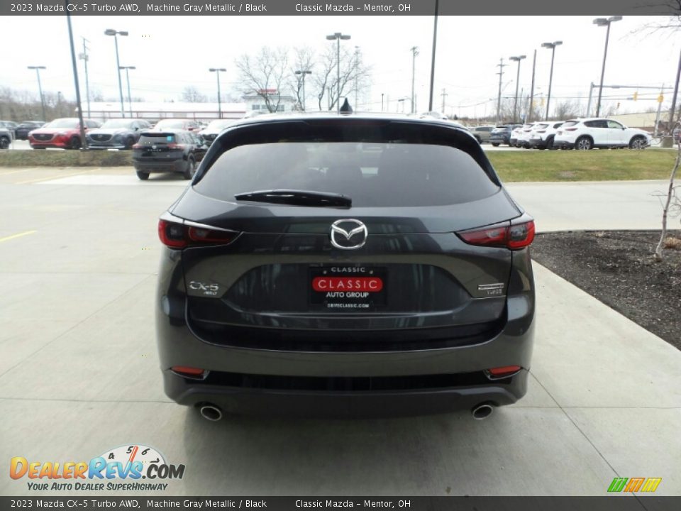 2023 Mazda CX-5 Turbo AWD Machine Gray Metallic / Black Photo #5