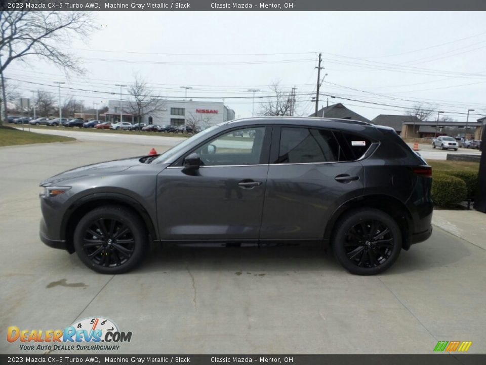 2023 Mazda CX-5 Turbo AWD Machine Gray Metallic / Black Photo #6