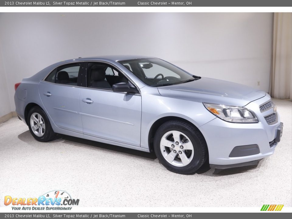 2013 Chevrolet Malibu LS Silver Topaz Metallic / Jet Black/Titanium Photo #1