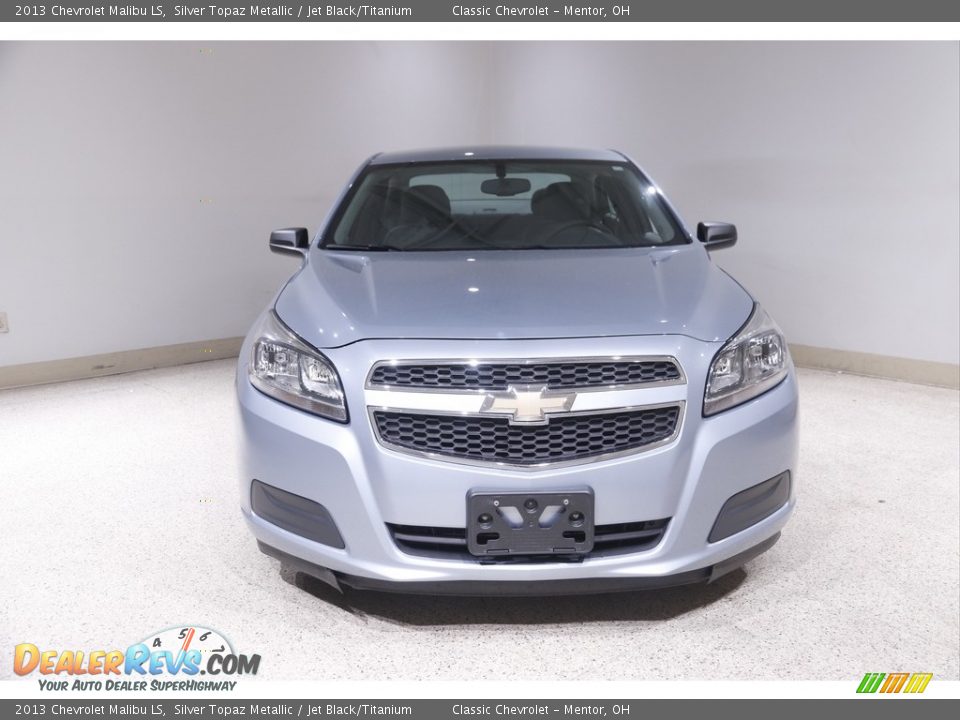 2013 Chevrolet Malibu LS Silver Topaz Metallic / Jet Black/Titanium Photo #2