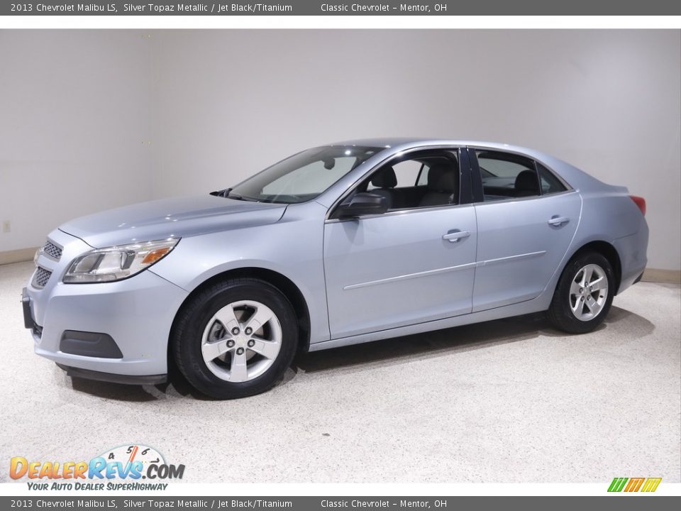 2013 Chevrolet Malibu LS Silver Topaz Metallic / Jet Black/Titanium Photo #3