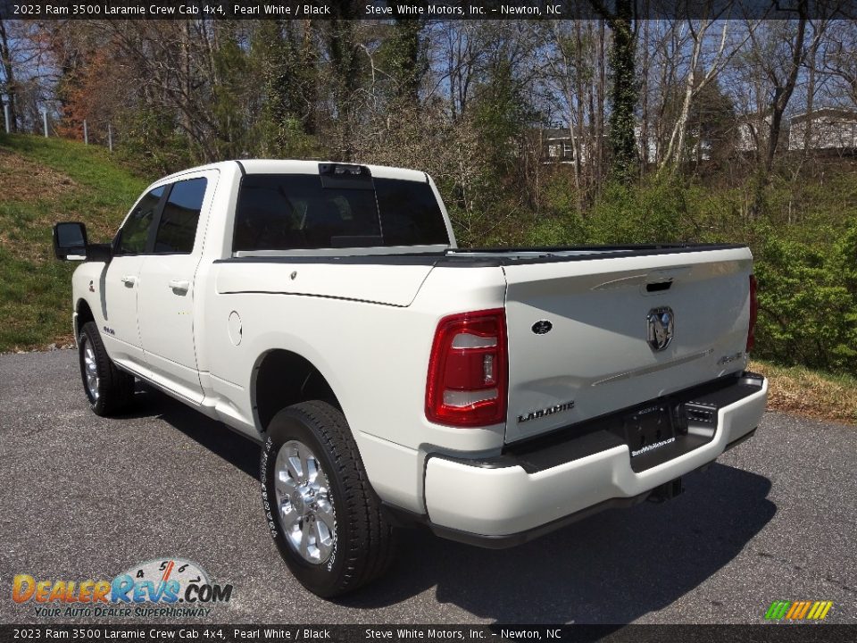 2023 Ram 3500 Laramie Crew Cab 4x4 Pearl White / Black Photo #10