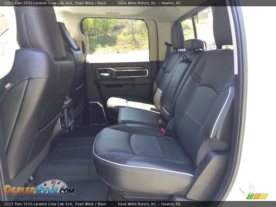 Rear Seat of 2023 Ram 3500 Laramie Crew Cab 4x4 Photo #16