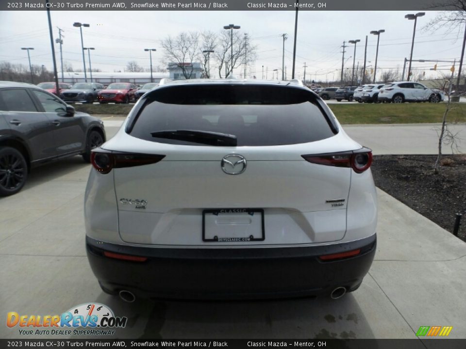 2023 Mazda CX-30 Turbo Premium AWD Snowflake White Pearl Mica / Black Photo #5