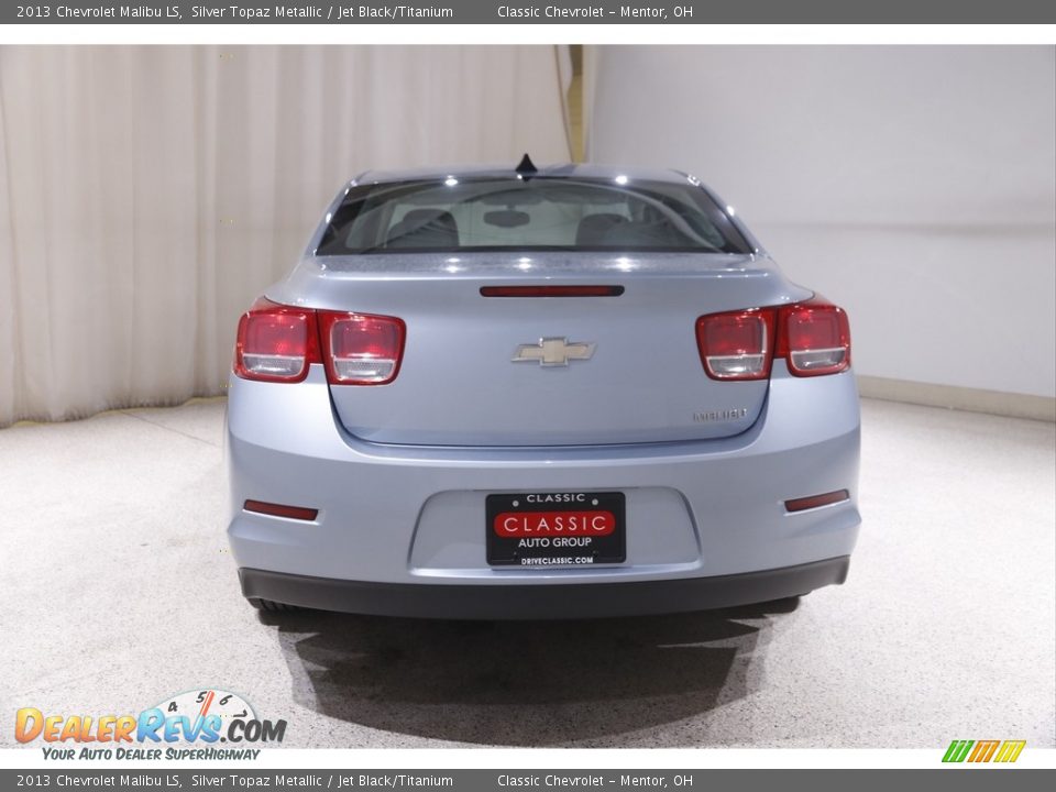 2013 Chevrolet Malibu LS Silver Topaz Metallic / Jet Black/Titanium Photo #16