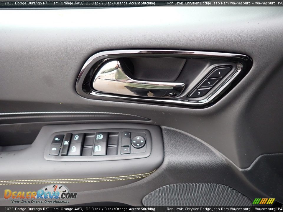 Door Panel of 2023 Dodge Durango R/T Hemi Orange AWD Photo #15