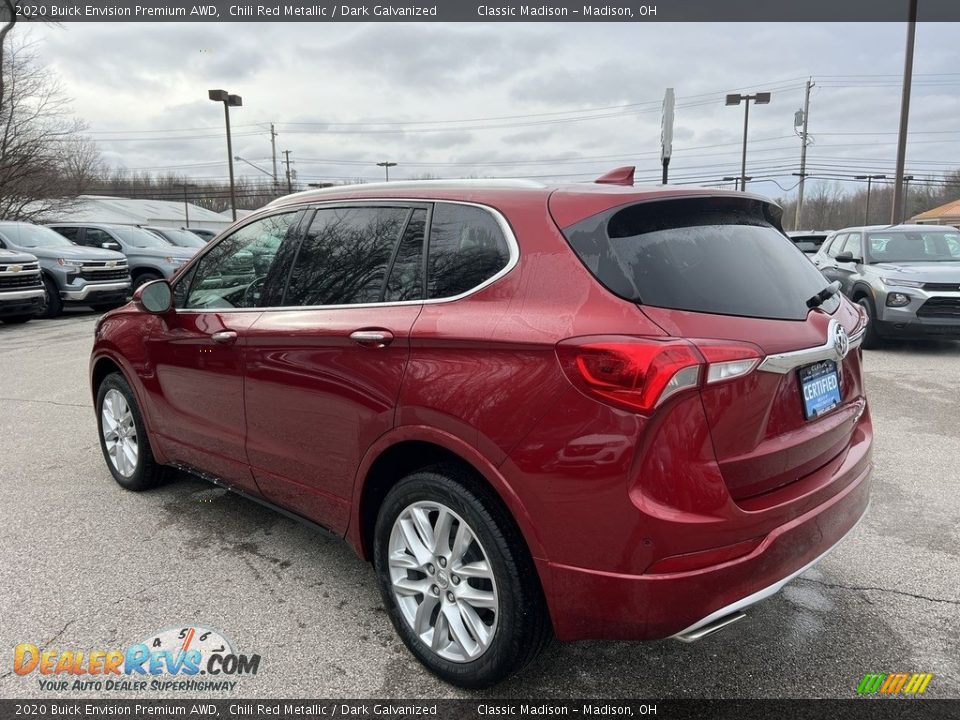 2020 Buick Envision Premium AWD Chili Red Metallic / Dark Galvanized Photo #2
