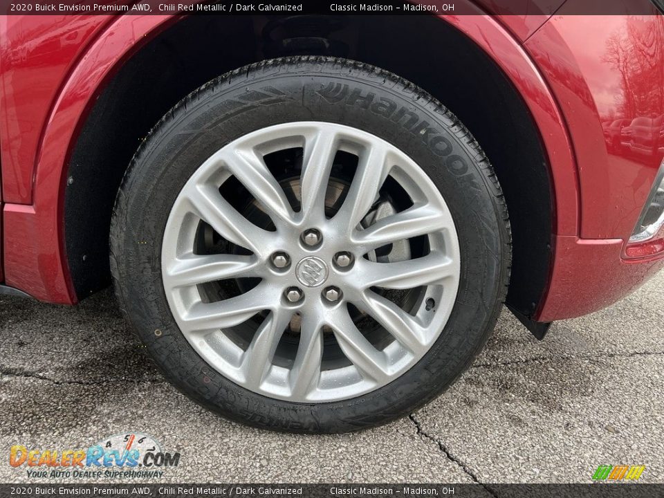 2020 Buick Envision Premium AWD Chili Red Metallic / Dark Galvanized Photo #5