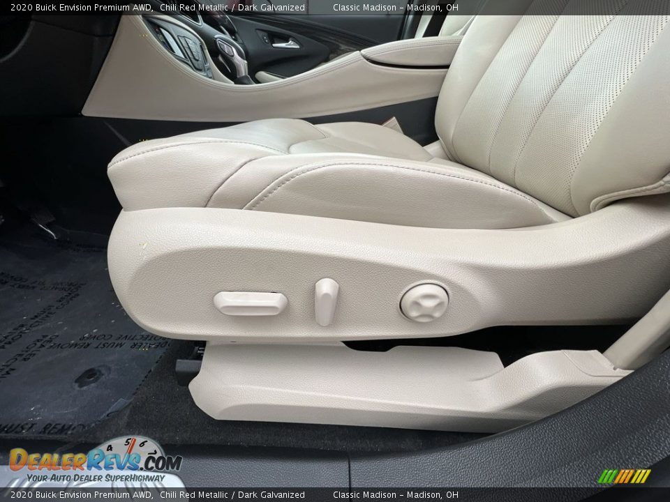 2020 Buick Envision Premium AWD Chili Red Metallic / Dark Galvanized Photo #7