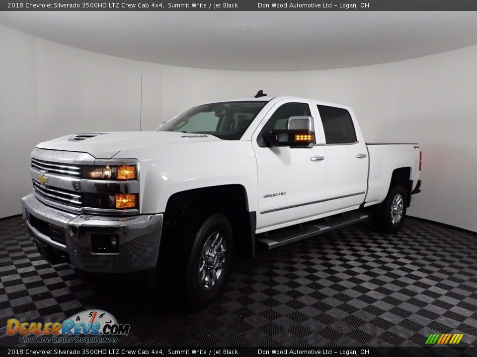 Summit White 2018 Chevrolet Silverado 3500HD LTZ Crew Cab 4x4 Photo #6