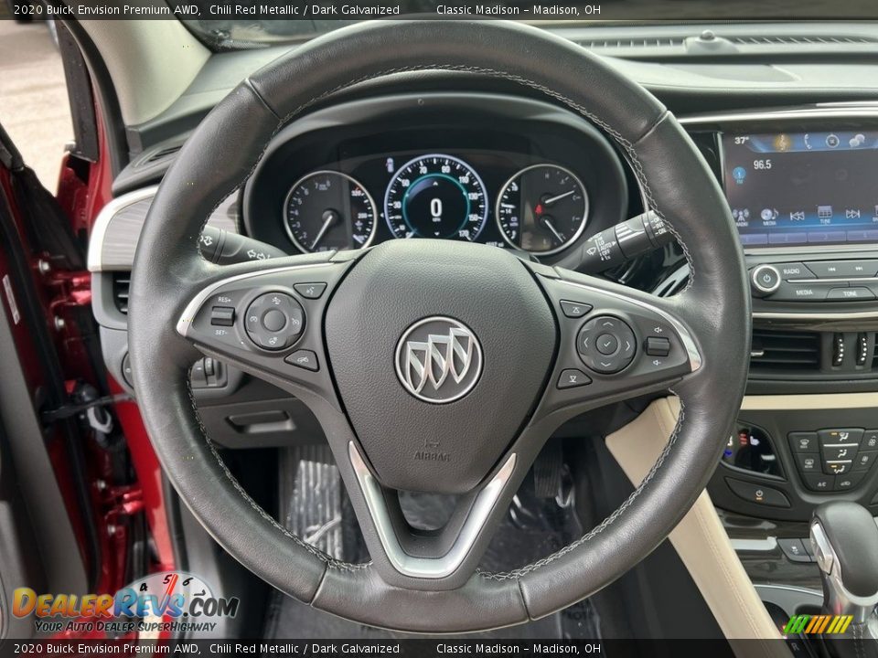 2020 Buick Envision Premium AWD Chili Red Metallic / Dark Galvanized Photo #9
