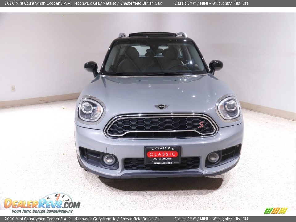 2020 Mini Countryman Cooper S All4 Moonwalk Gray Metallic / Chesterfield British Oak Photo #2