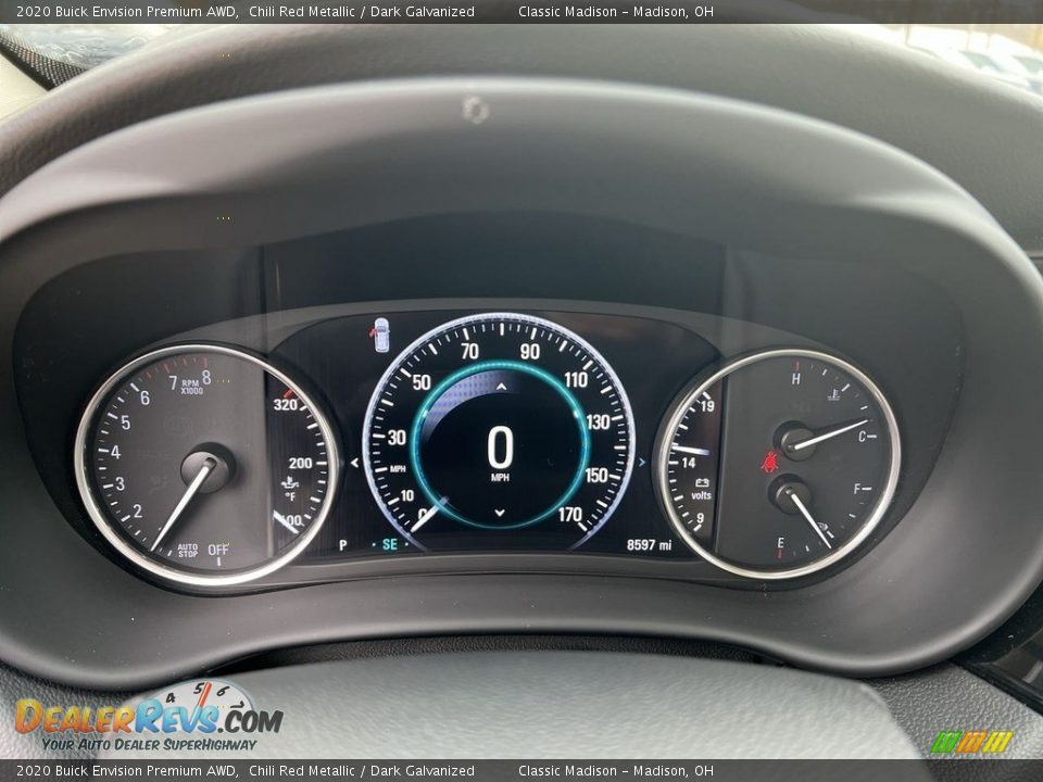 2020 Buick Envision Premium AWD Chili Red Metallic / Dark Galvanized Photo #10