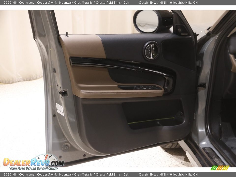 2020 Mini Countryman Cooper S All4 Moonwalk Gray Metallic / Chesterfield British Oak Photo #4