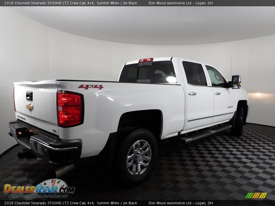 2018 Chevrolet Silverado 3500HD LTZ Crew Cab 4x4 Summit White / Jet Black Photo #10