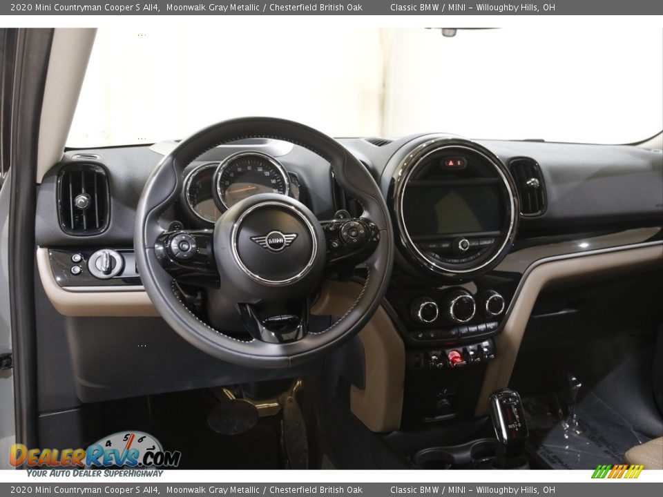 2020 Mini Countryman Cooper S All4 Moonwalk Gray Metallic / Chesterfield British Oak Photo #6