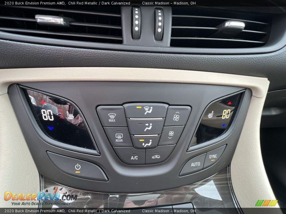 2020 Buick Envision Premium AWD Chili Red Metallic / Dark Galvanized Photo #13