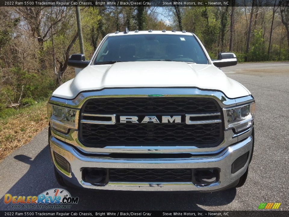 2022 Ram 5500 Tradesman Regular Cab Chassis Bright White / Black/Diesel Gray Photo #3