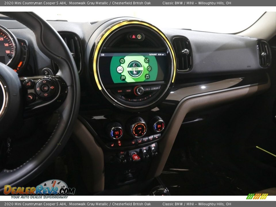 2020 Mini Countryman Cooper S All4 Moonwalk Gray Metallic / Chesterfield British Oak Photo #9