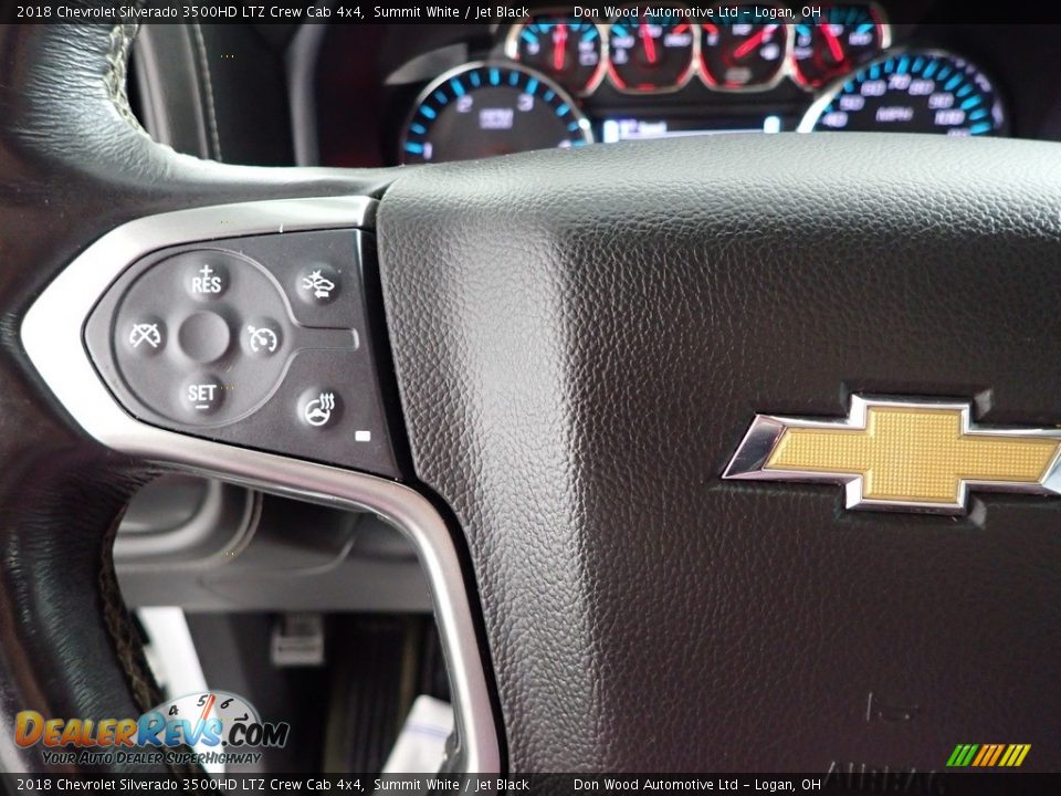 2018 Chevrolet Silverado 3500HD LTZ Crew Cab 4x4 Steering Wheel Photo #16