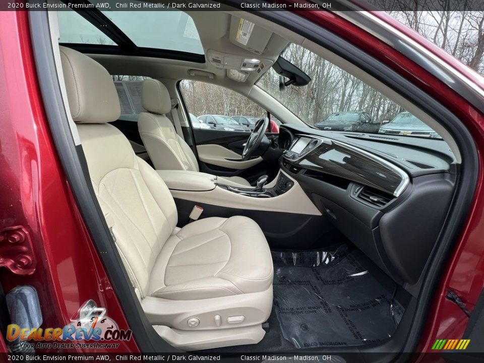 2020 Buick Envision Premium AWD Chili Red Metallic / Dark Galvanized Photo #19