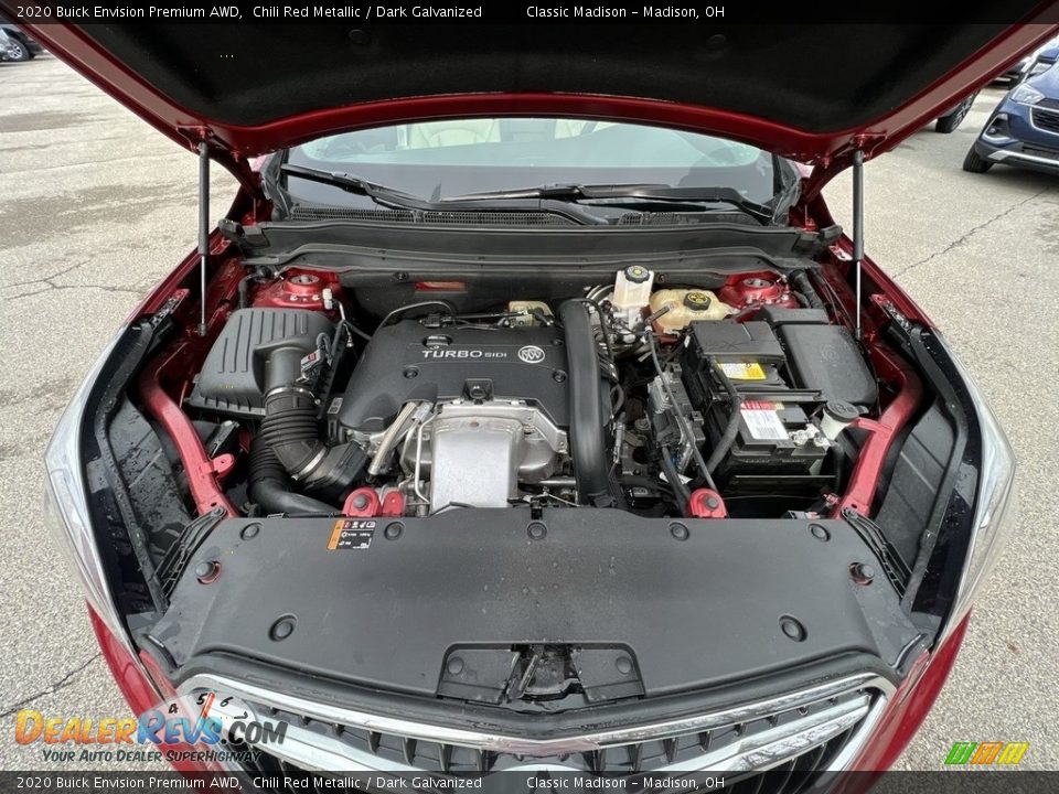 2020 Buick Envision Premium AWD Chili Red Metallic / Dark Galvanized Photo #20