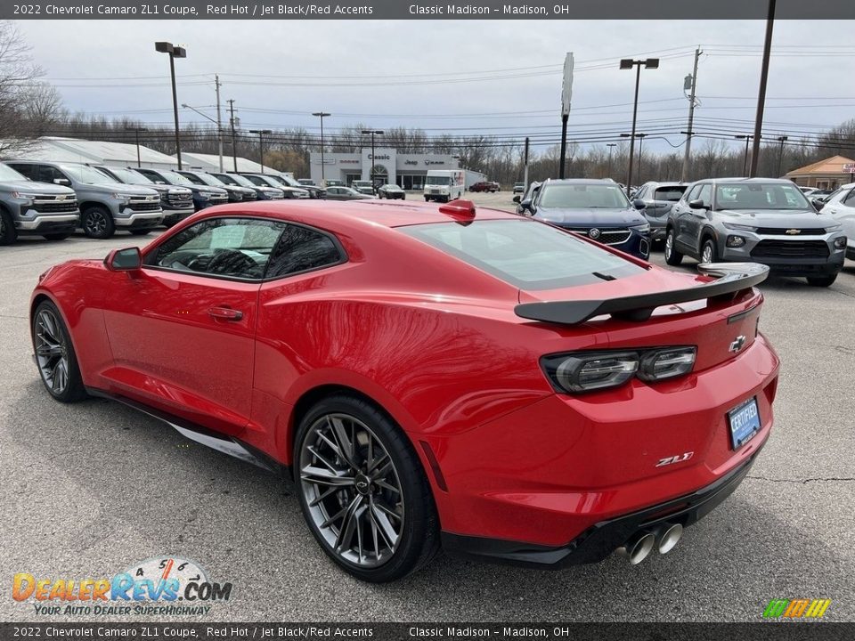 2022 Chevrolet Camaro ZL1 Coupe Red Hot / Jet Black/Red Accents Photo #2