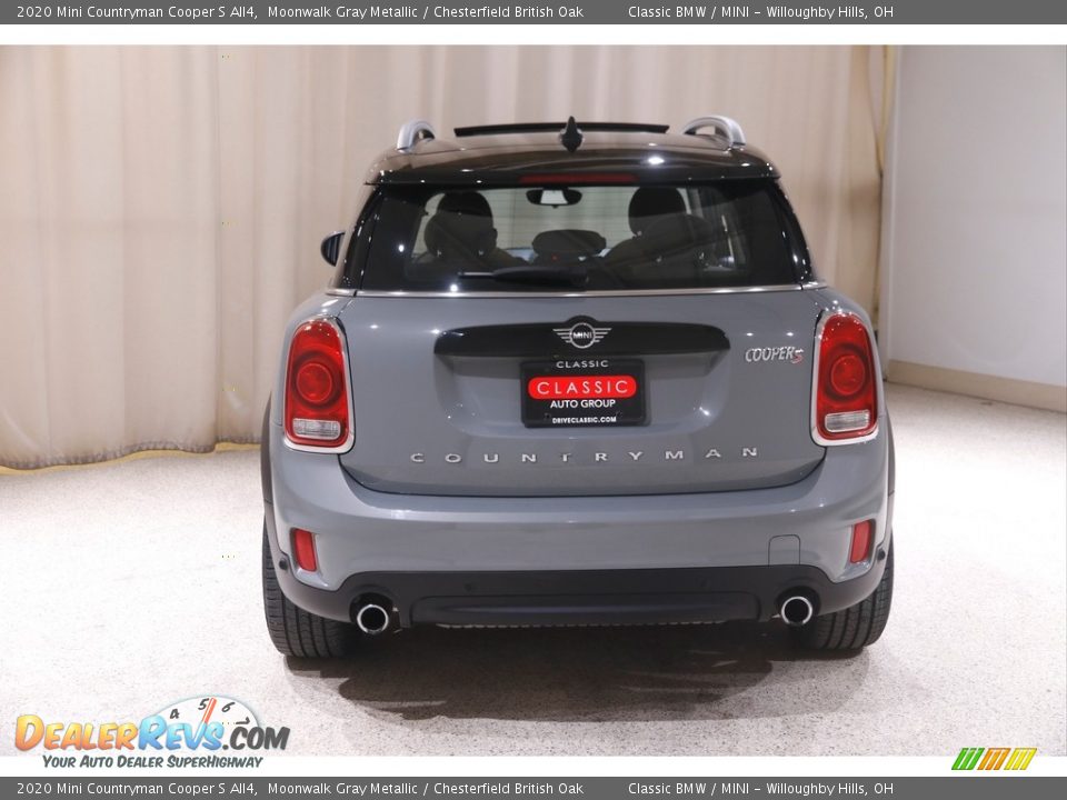 2020 Mini Countryman Cooper S All4 Moonwalk Gray Metallic / Chesterfield British Oak Photo #20