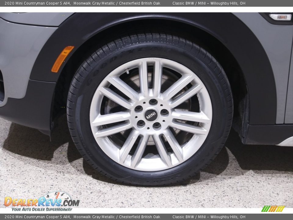 2020 Mini Countryman Cooper S All4 Moonwalk Gray Metallic / Chesterfield British Oak Photo #22