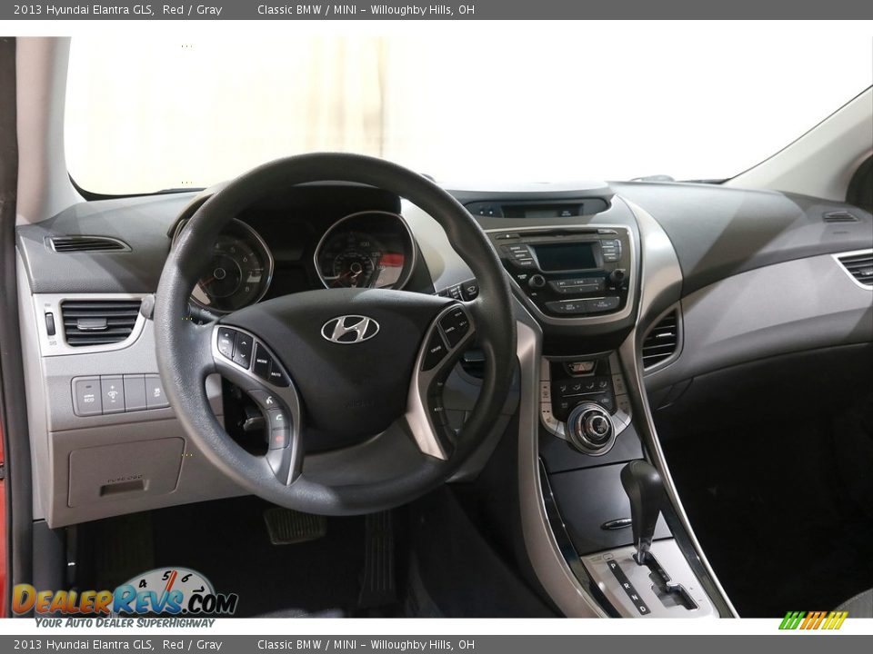 2013 Hyundai Elantra GLS Red / Gray Photo #6